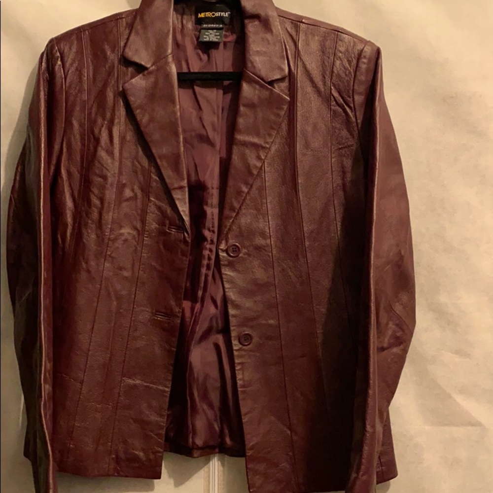 Leather jacket